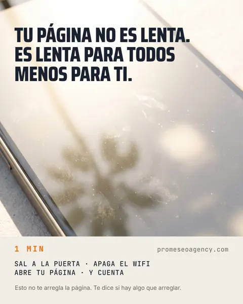 No es lenta